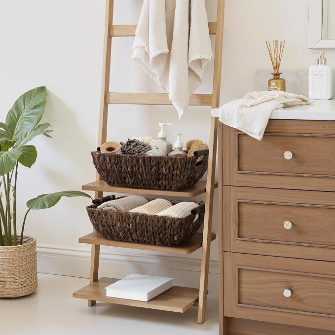StorageWorks Wicker Baskets for Shelves, Large Organizer Basket | Wicker - Image 6