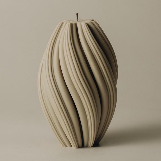 LAWA Swirl Candle by LAWA+Candles