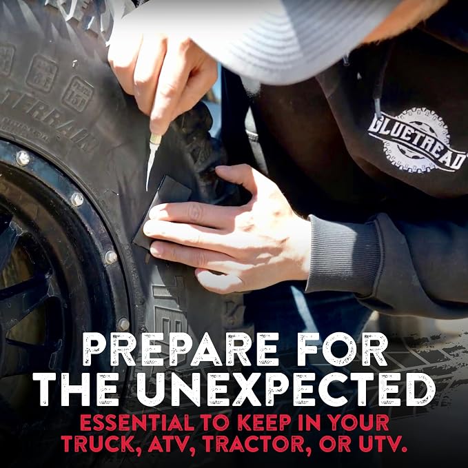 GlueTread Sidewall Tire Repair Kit, External Emergency Tubeless ATV Patch | - Image 6