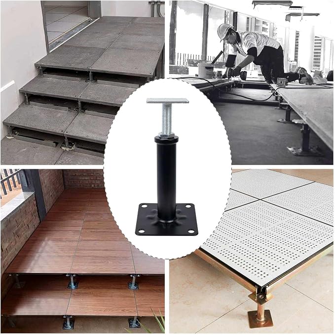 4-Pack House Floor Jacks, 5–8 Inch Adjustable Steel Posts, Suitable - Image 5