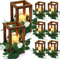 18 Pcs Wooden Lanterns by TOBILU
