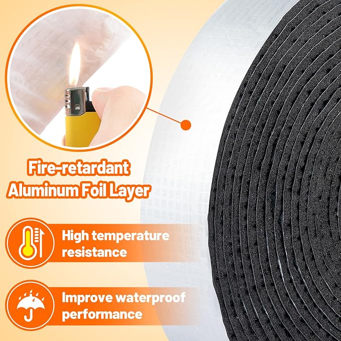 PAMASE 32.8ft Pipe Insulation Tape Wrap - Image 3