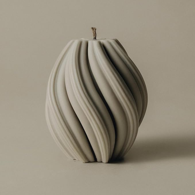 LAWA Swirl Candle by LAWA+Candles