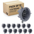 4'' Old Work Round Electrical Box, One-Gang Grey PVC Junction Box, 18 Inch by AirmontProducts