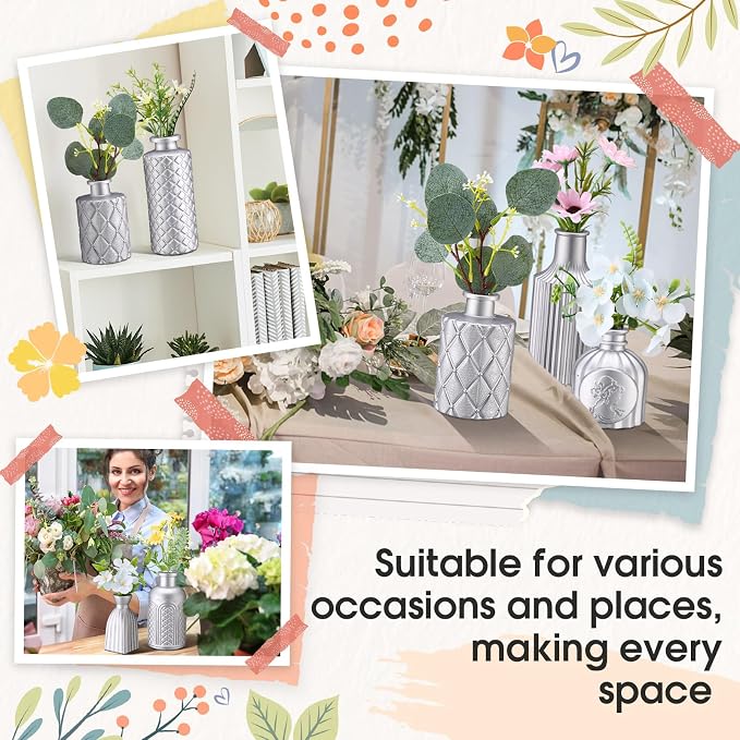 Yaomiao 30 Pcs Glass Bud Vases Centerpieces, Mini Colored Flower Vase - Image 3