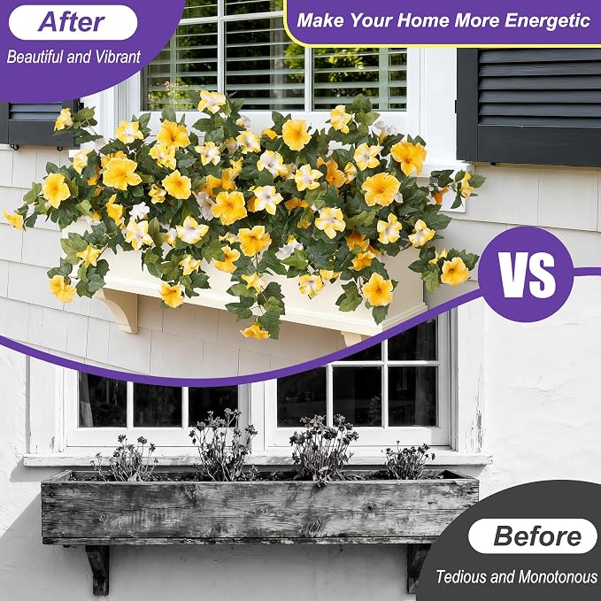 Ammyoo Artificial Fake Petunia Flowers - Image 3