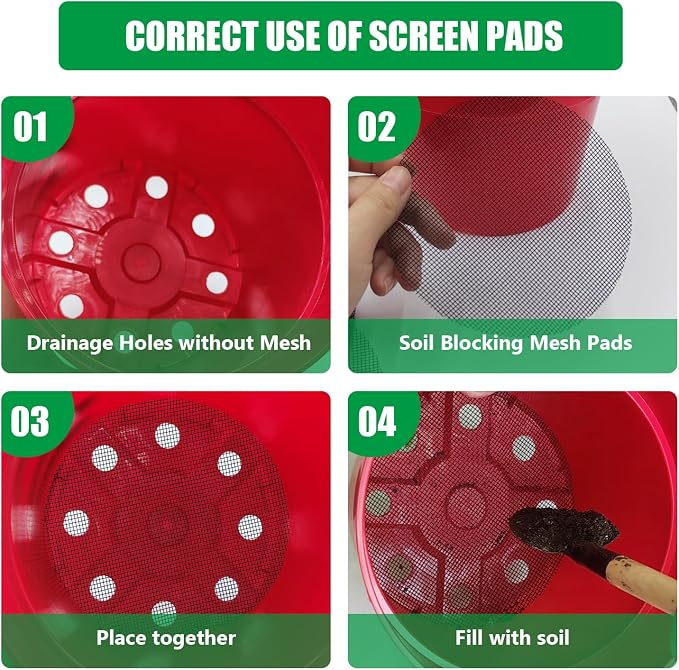 RooTrimmer 200 Pack 68MM, 2.7 inch Round Mesh Nets - Image 4