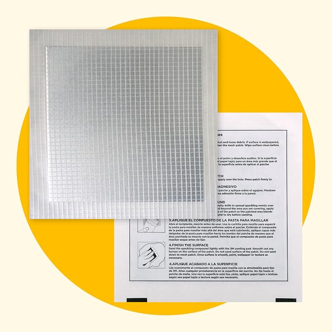 MaxPatch® 6 in. x 6 in. Solid Metal Self-Adhesive Wall Repair Patch – Durable - Image 4