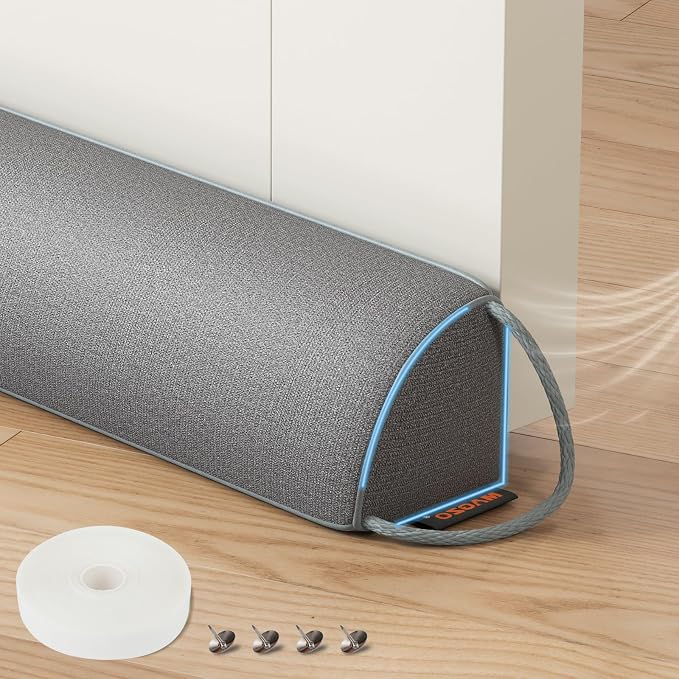 MAGZO Door Draft Stopper 32 Inches, Energy Saving | Triangular Weighted Door by MAGZO