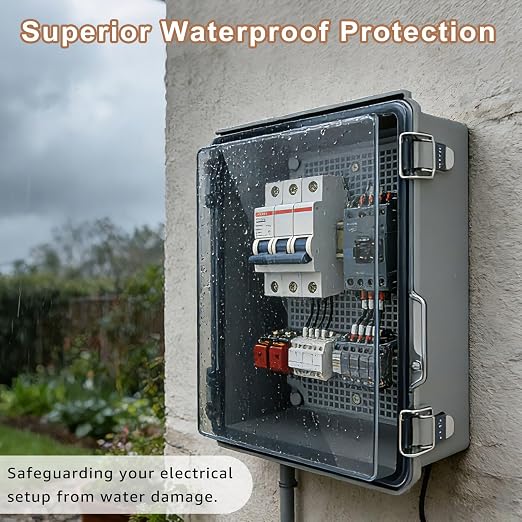 NineLeaf Outdoor Electrical Box Waterproof IP67, Weatherproof Junction Box ABS - Image 4