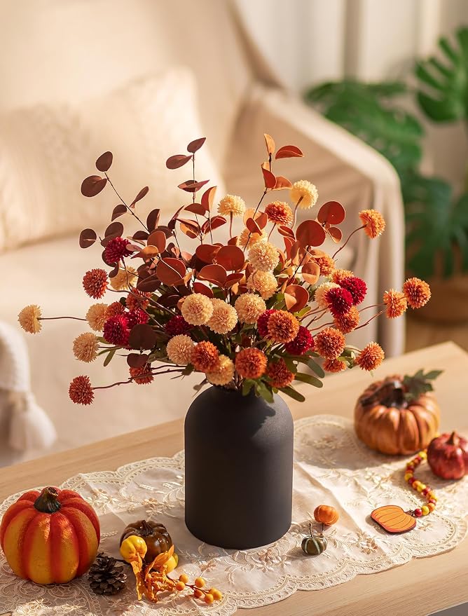 BLOSMON Faux Flowers Table Centerpiece - Image 3