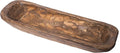 Decorative Wooden Dough Bowl Decor Approx 20 Inch, Hand Carved Spanish Oak | by MainEventUSA