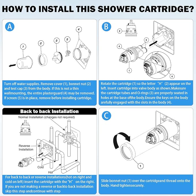 RP46074 Shower Cartridge for Delta Monitor 13/14 Tub/Shower Faucet | Post-2006 - Image 9