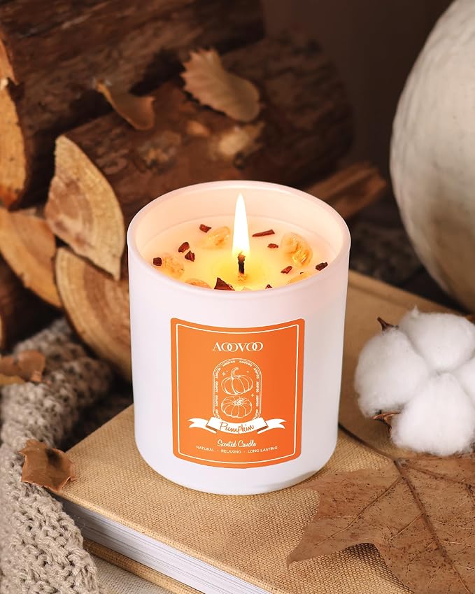 AOOVOO Pumpkin Scented Candles for Women - Image 6