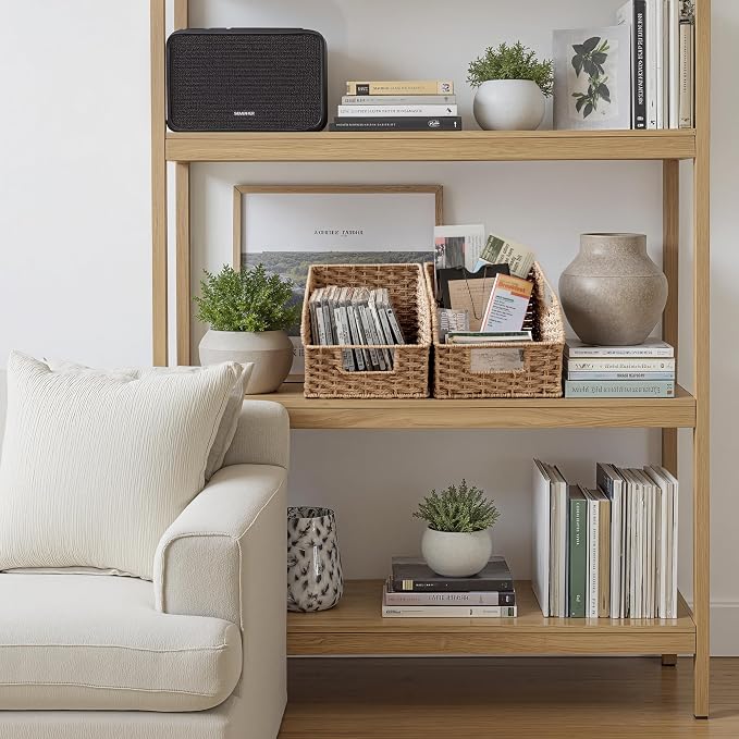 StorageWorks Wicker Baskets for Organizing, Book Baskets, Wicker Storage - Image 7