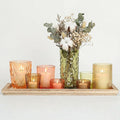 Votive Candle Holders Set with Wooden Tray by SHOHAYTO