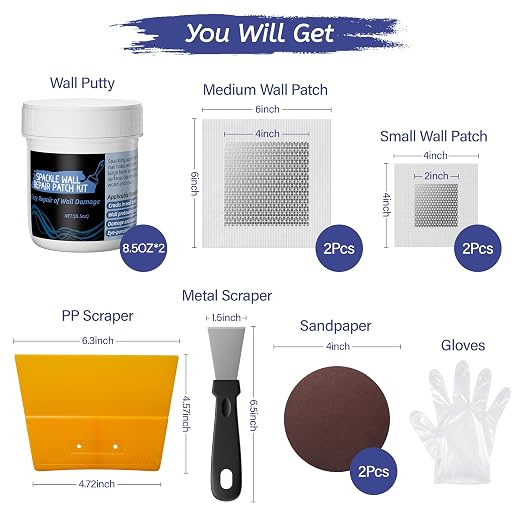 Oriflame Drywall Repair Kit: 8.5 Ounce Spackle Wall Repair - Image 8