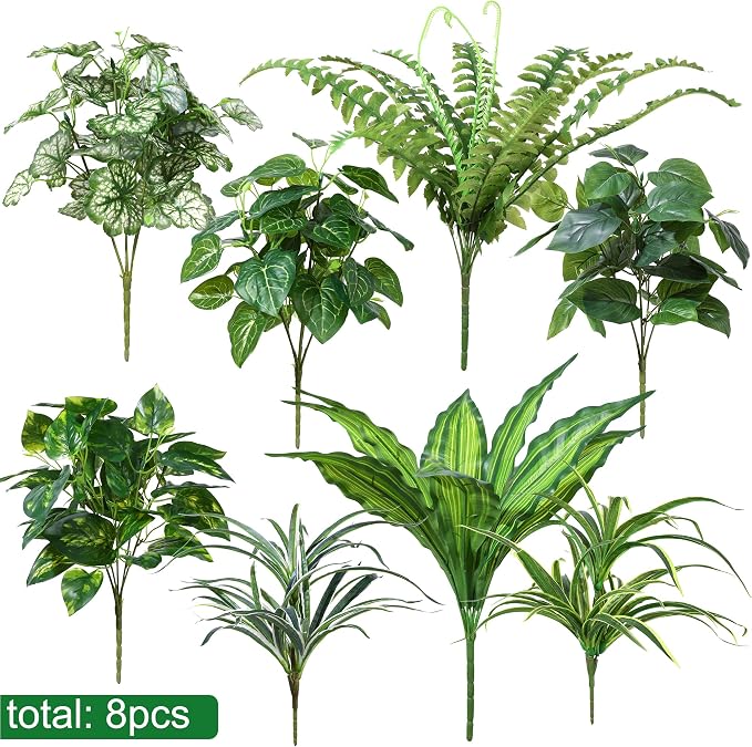Starttag Artificial Bunches Greenery Plants Fake Plastic Leaves - Image 3