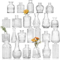 CUCUMI 24pcs Bud Vases for Centerpieces, Wedding Rustic Home Table Decor by CUCUMI