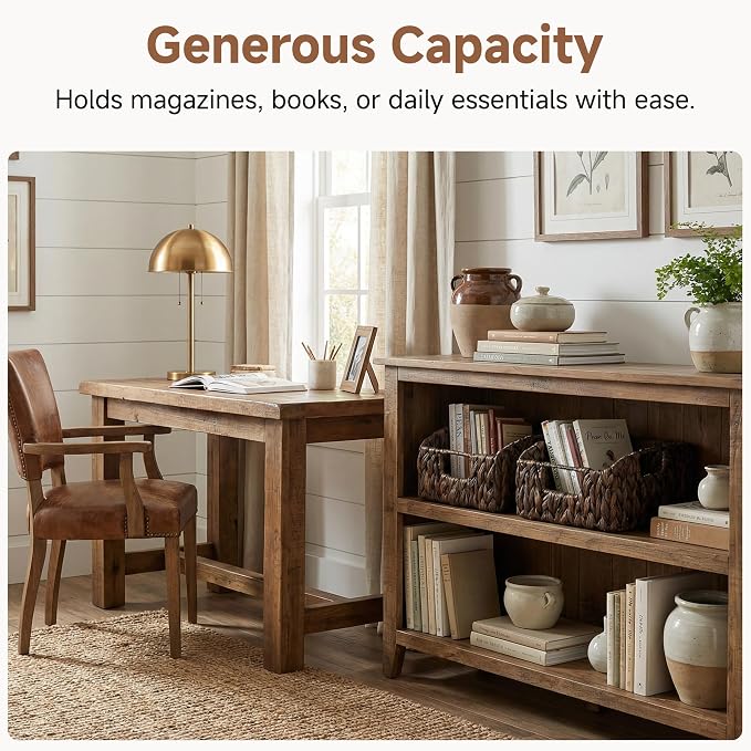 StorageWorks Pantry Baskets for Organizing, Handwoven Brown Baskets, Wicker - Image 4