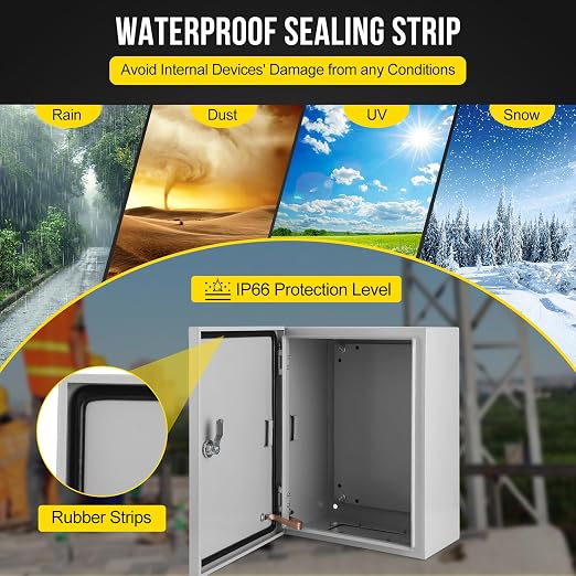 Garvee Outdoor Electrical Box, NEMA 4X Electrical Enclosure Box IP66 Waterproof - Image 3