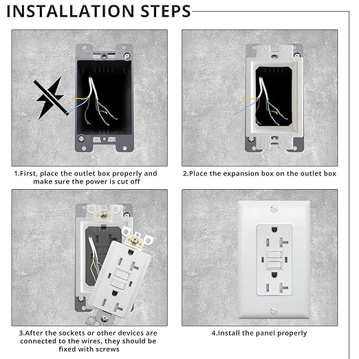 2-Gang Nonmetallic Outlet Box Extender, ETL Listed, 1 Pack | ETL Listed - Image 4