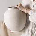 White Ceramic Vase by LETAUCIGARDEN