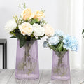 Ribbed Flower Vases Set of 2, Flower Vase by MARTAGE