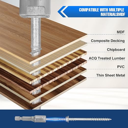 Mech.Galv.#9 x 2-1/2" Joist Hanger Screws-200 Qty, 9212R200 Hurricane Screws | - Image 5