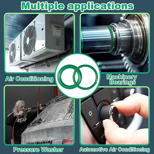 KEZE 595 Pcs Air Conditioning O Ring Kit, 36 Size Seal Rubber O-Rings - Image 5