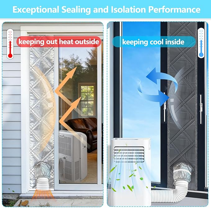 Sliding Door Ac Vent Kit, 98 Inch 3-Layer Seal - Image 8