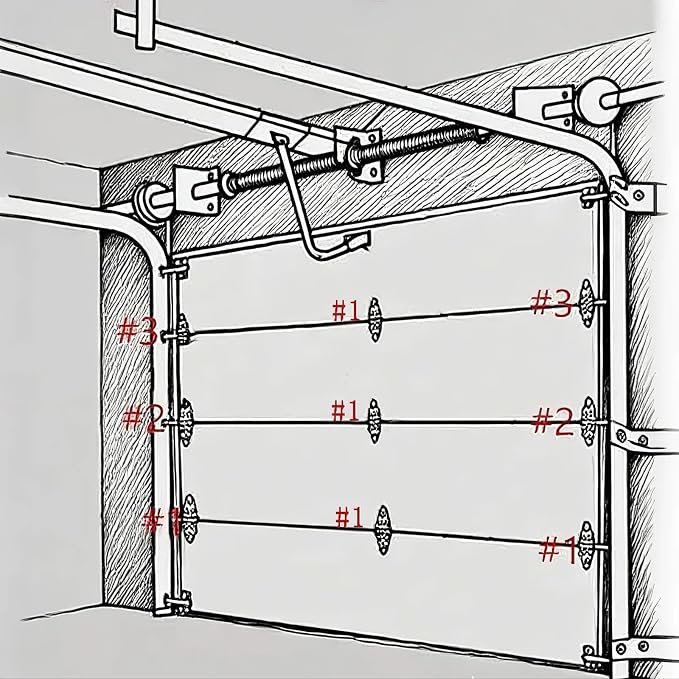 #3 Garage Door Hinges - Image 3