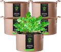 VIVOSUN 5-Pack 15 Gallon Plant Grow Bags Fabric Pots by Unknown