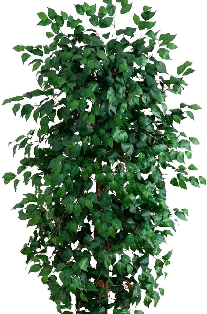 Nearly Natural 8ft Triple Trunk Artificial Ficus Tree - Image 4
