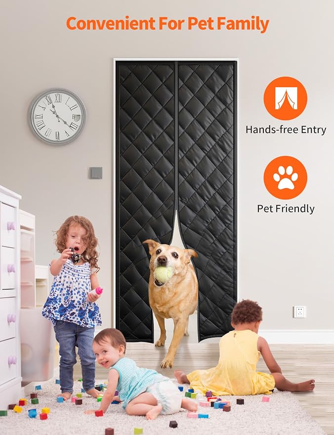 Magnetic Thermal Insulated Door Curtain - Image 5