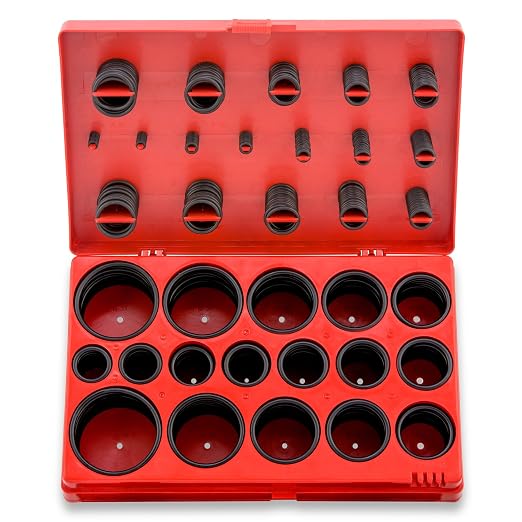 NEIKO 50444A Rubber O-Ring Assortment Kit, Buna-N Gasket Sealing Rings and by NeikoTools