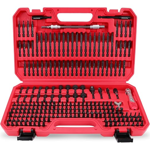 232-Piece Ultimate Screwdriver Bit Set, Cr-V Impact Driver Bit Set Includes by SEDY