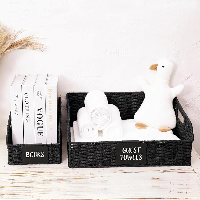 Pantry Organizers, Handwoven Large Wicker Baskets - Image 9