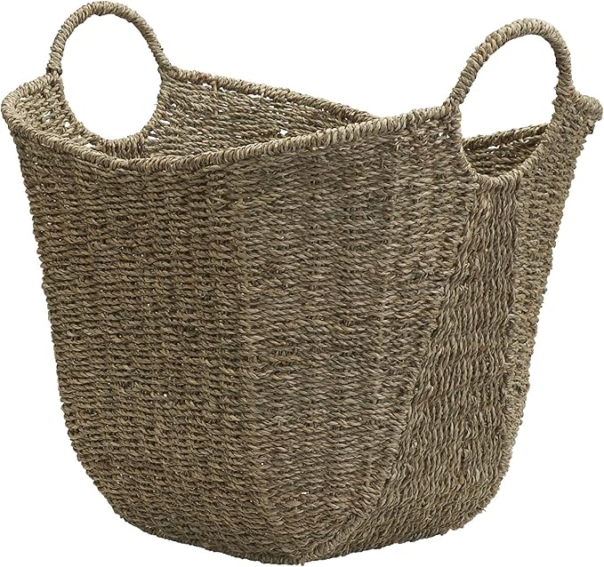 Household Essentials Brown Wicker Storage Basket by HouseholdEssentials