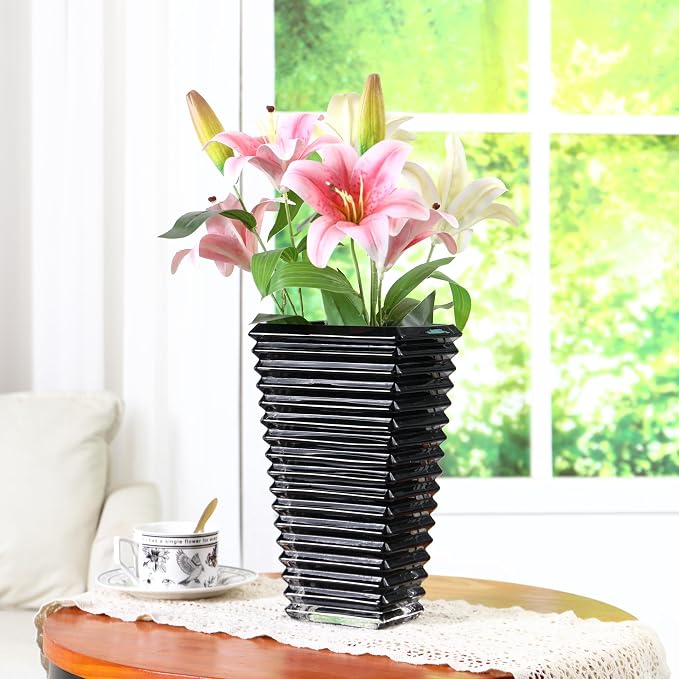 MCMCNCUIU Crystal Glass Vase, Large Crystal Vases - Image 6
