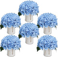 Pastel Blue Flower Table Centerpieces by DIYDOFUN