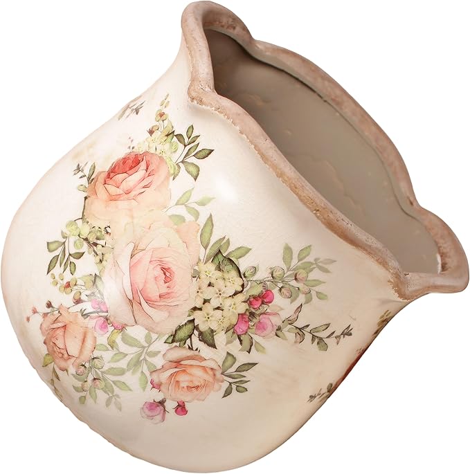 Ceramic Flower Vase, Rustic Farmhouse Vases & Planting Pots - Image 6