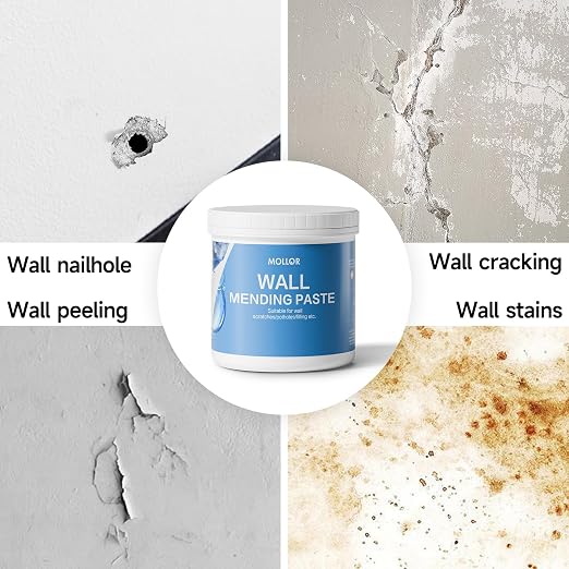 Drywall Repair Kit, 1KG Large Capacity, Wall Patch & Spackle Paste - Image 4