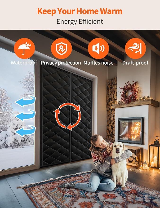 Magnetic Thermal Insulated Door Curtain - Image 3