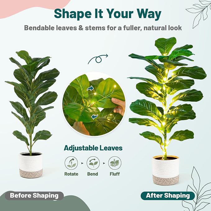 Der Rose 2 Pack 30" Artificial Plants - Image 4