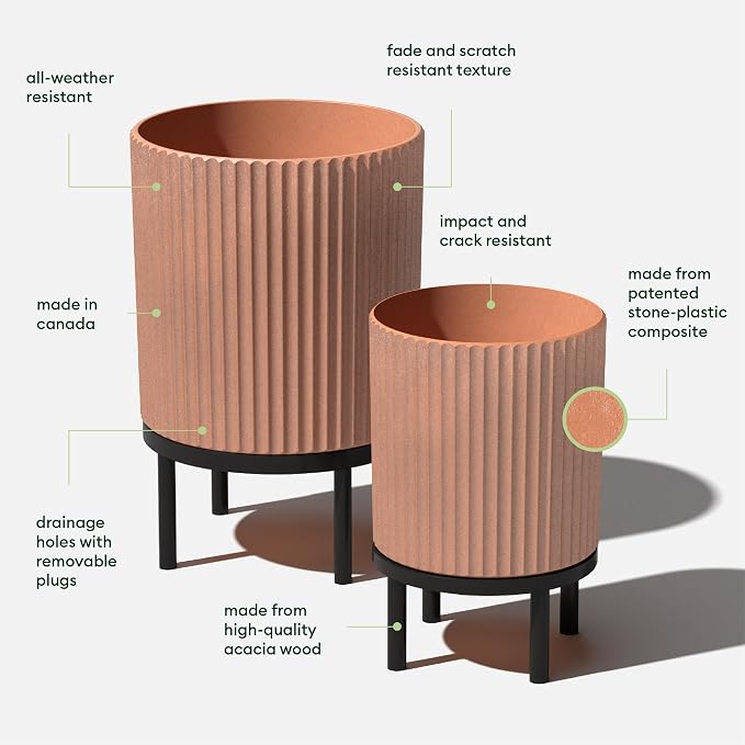 Veradek Demi Series Raised Duo Planters - Image 2