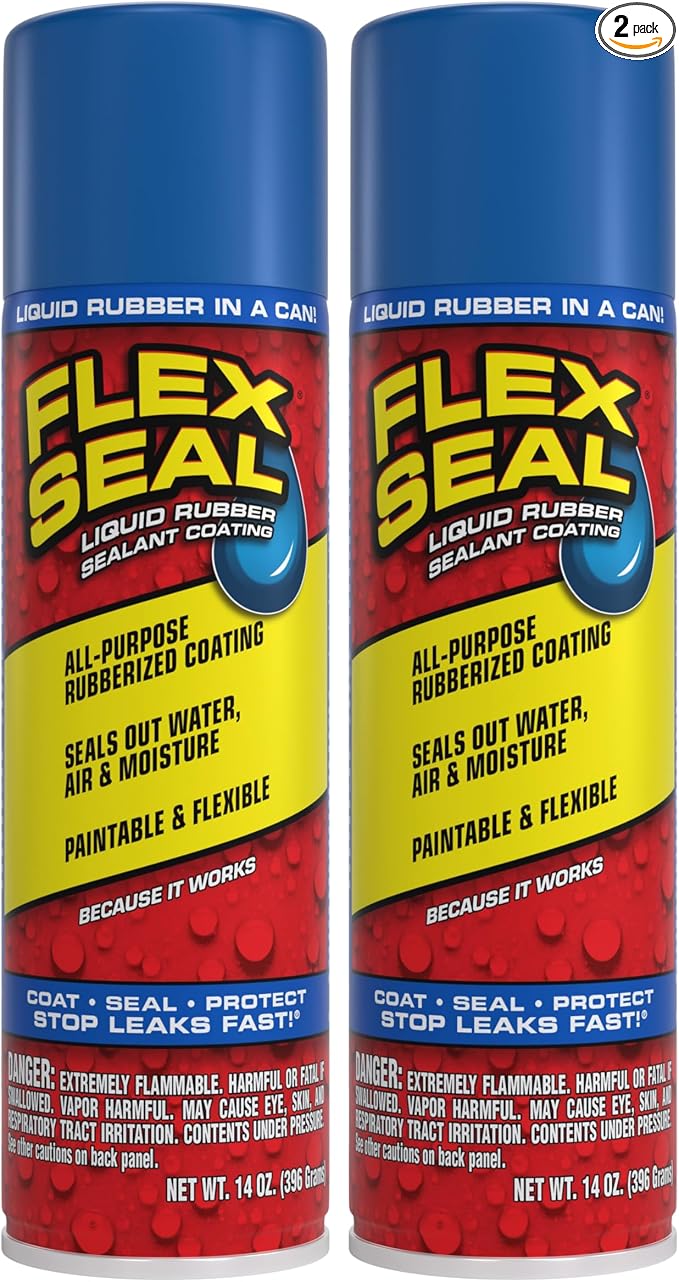 Flex Seal, 14 oz, Stop Leaks Instantly, Waterproof Rubber Spray On Sealant by FlexSealProducts