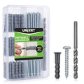 Drywall Anchors Kit, Includes 100 x Plastic wall Anchors by UNVERT