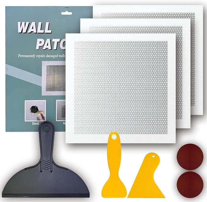 Drywall Repair Kit, 12x12in Self-Adhesive Patch by Unknown
