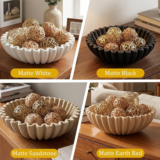Decorative Bowls for Home Decor | Medium Model Fruit Bowl for Kitchen Counter - Image 7